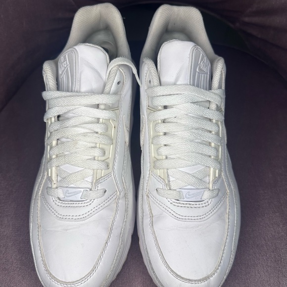 (2 Pair) Nike Air Max LTD 3 Triple White Sneakers - Picture 7 of 16